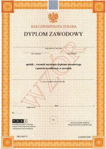 Dyplom Polska Szkoła Handlowa